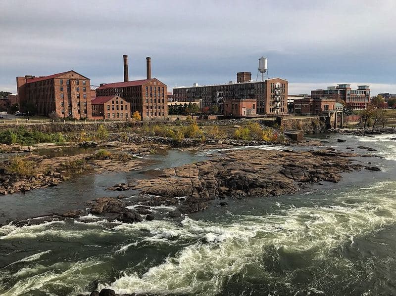 View of Downtown Columbus, Georgia from across the Chattahoochee River