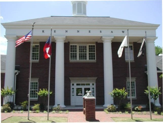 Kennesaw City Hall, front (north face) view