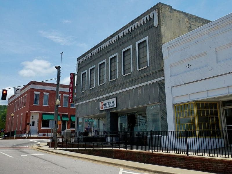This is a photo of Manchester Georgia in 2012.