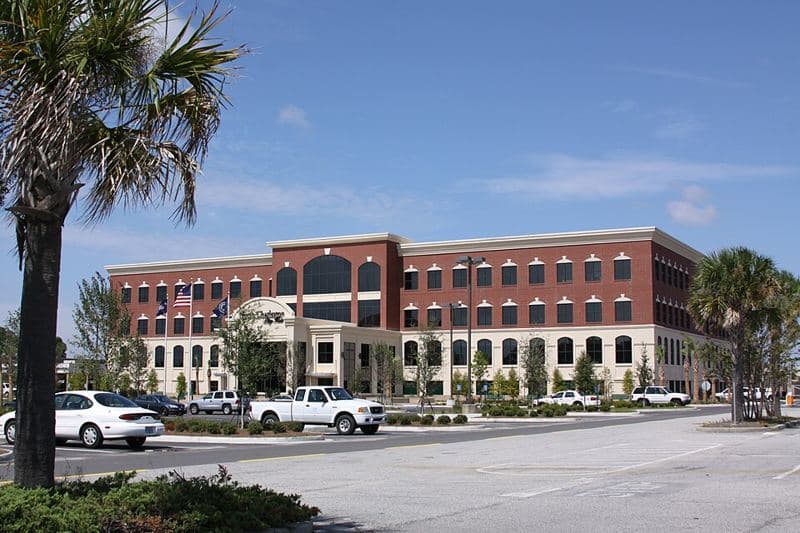 The new City Of North Charleston City Hall. It opened in 2009.