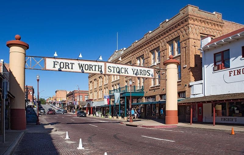 Fort Worth Stockyards was placed on the National Register of Historic Places in 1976