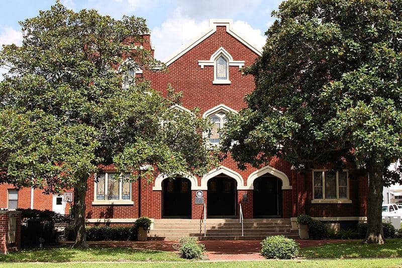 St. John's United Methodist Church in Richmond, Texas, United States was built in 1922 and designated a Recorded Texas Historic Landmark in