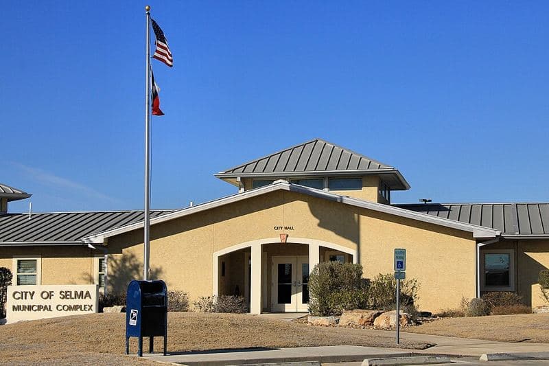 City Hall of Selma, Texas, United States.